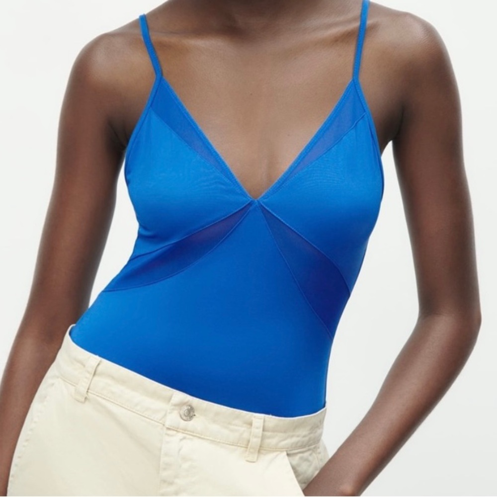 Zara blue bodysuit size L